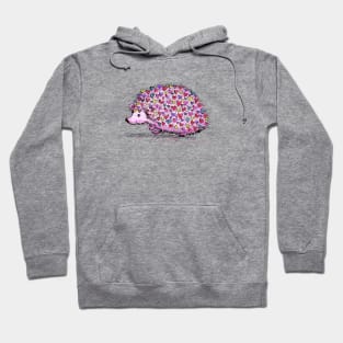 Hedgehog Love Cute Hearts Hoodie